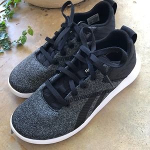 REEBOK Women's Ardara 3.0 Lace Up Sneakers Black White 5.5